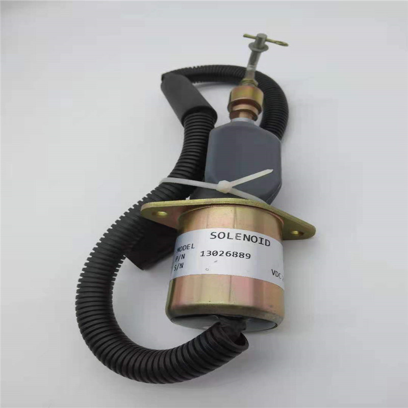 Пригонка клапана соленоида 13026889 стопов для штепсельной вилки 24V черноты части двигателя дизеля DEUTZ 226B