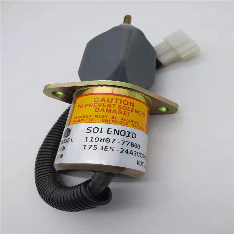 Пригонка клапана соленоида стопа 1753ES-24A3UC5B1S1/119807-77800 для YANMAR 4TNE98/94/C88