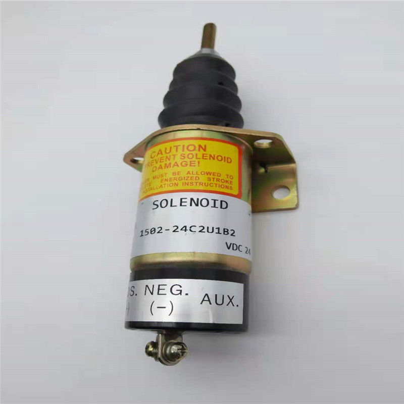Пригонка клапана соленоида стопа 1502-24C2U1B2 для двигателя 24V экскаватора Woodward Cummins