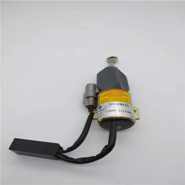 Клапан соленоида 12V стопа F3400-1115100A-275 приспосабливать для экскаватора грузового пикапа YUCHAI4F90 чашки золота