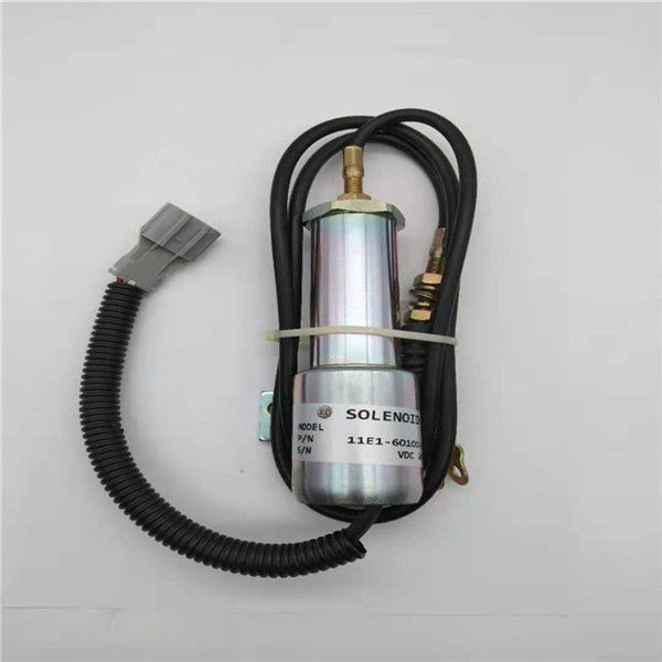 клапан соленоида стопа 11E1-60100-24 приспособленный для экскаватора daewoo Doosan DH220-5 24V