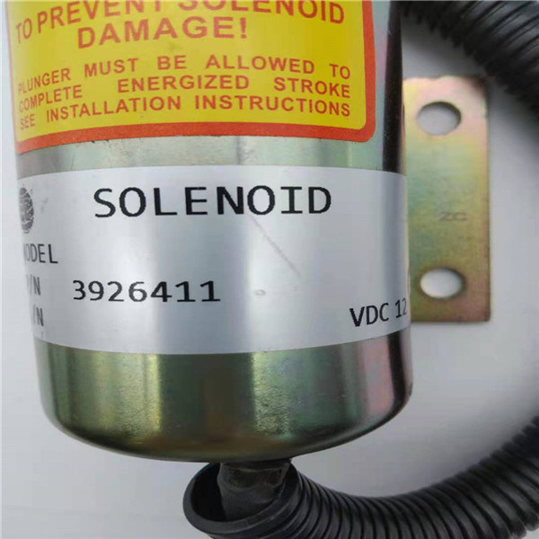 3926411 / Пригонка клапана соленоида стопа SA-4257-12 для машинных частей экскаватора Cummins 6CT