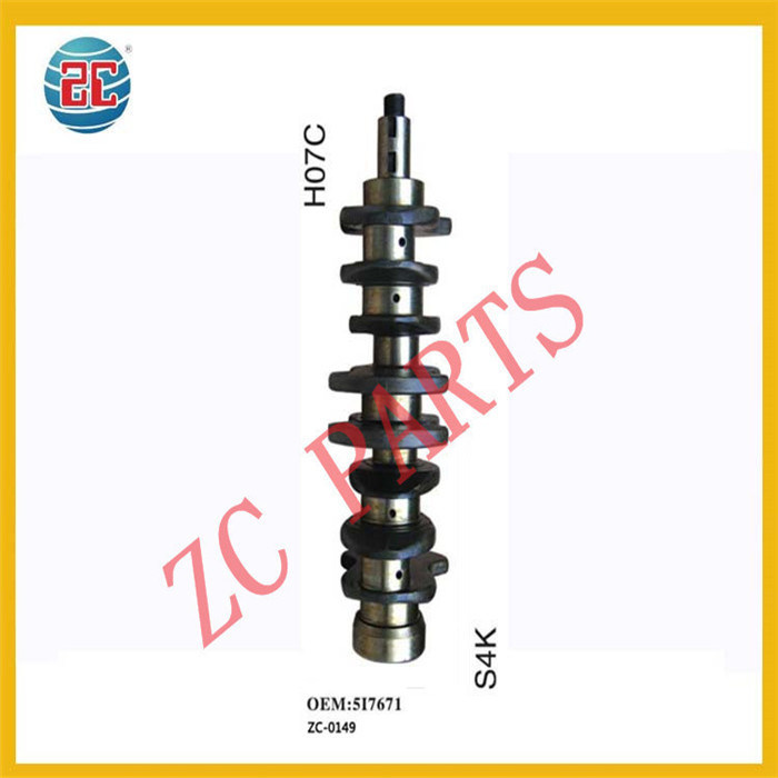 пригонка кованой стали кривошина двигателя дизеля 4W3989 517671 для CAT E312B E120B S4K
