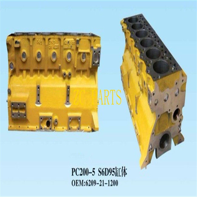 пригонка 6209-21-1100 цилиндрового блока 6209-21-1200 двигателя 6D95 для PC200-5